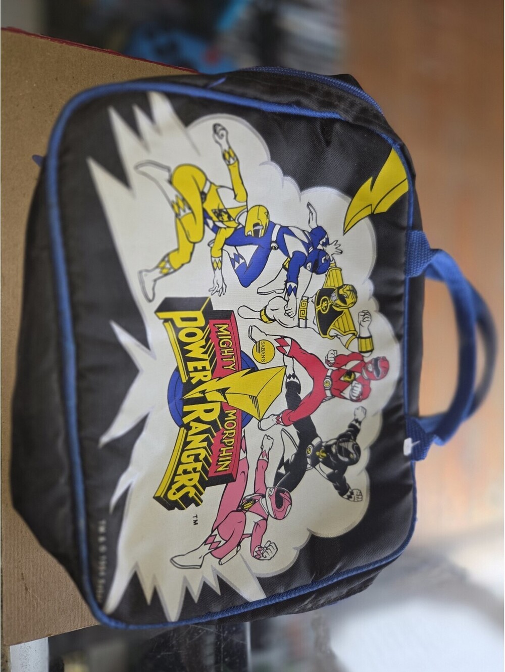 Vintage 1994 Saban Mighty Morphin Power Rangers Aladdin Insulated Lunch Bag A7